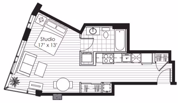 Studio D N-0904 floor plan
